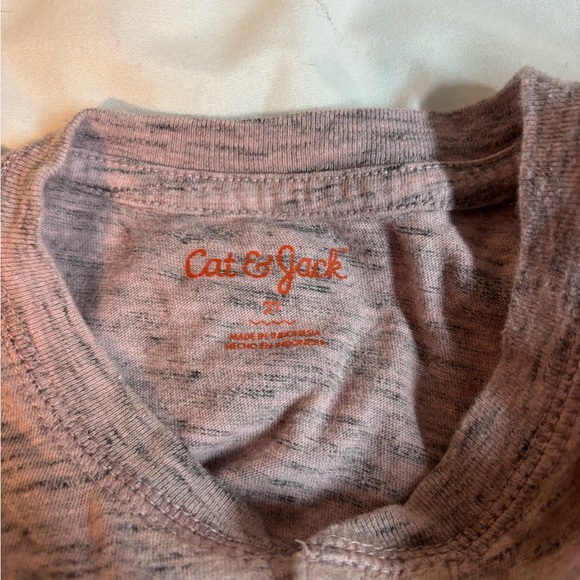 Cat & Jack Kids' T-Shirt Set - Red & white, Blue, and Gray size 2T set of 3 - Picture 3 of 8